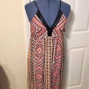 NWT Long Print Dress